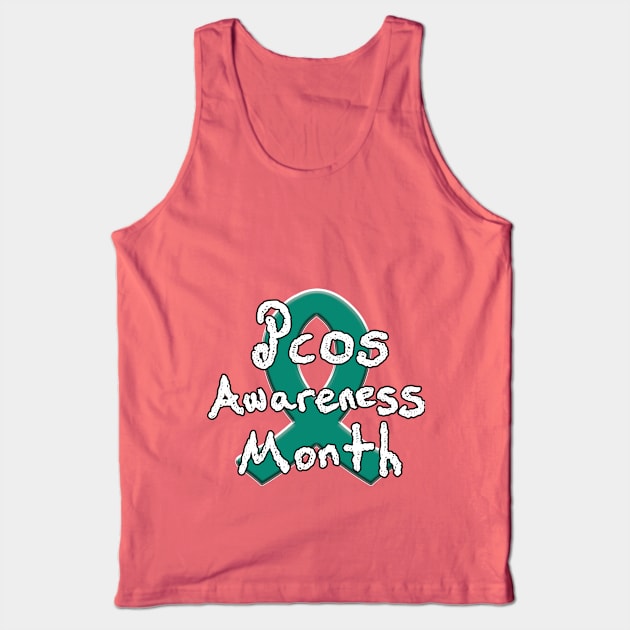 PCOS Awareness Month Tank Top by AllThingsFun